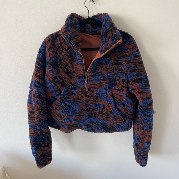 Lululemon Oversized Fleece Scuba Colorful - Picture 1 of 8